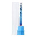 Drillpro NACO-blue R0.25/ R0.5/ R0.75/ R1.0 *20*D6*50 2 Flutes Ball Nose Milling Cutter