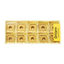 Drillpro 10pcs CNMG120408-MA US735 Carbide Insert Turning Tool Holder Inserts