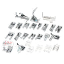 52Pcs Domestic Sewing Machine Tools Accessories Foot Presser Feet Kit For Singer Brother Janome