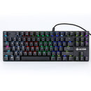 Magic Refiner 1506 108 Keys Wired RGB Backlit Blue Switch Mechanical Gaming Keyboard for E-sport PC Laptop