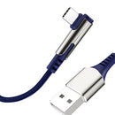 ROCK 5A Type C Fast Charging Data Cable For Huawei P30 Pro Mate 30 Xiaomi Mi9 9Pro S10+ Note10