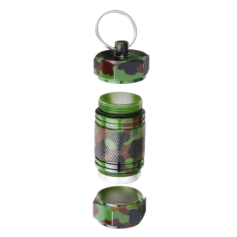 Mini Holder Box Outdoor Waterproof Box Sealed Pocket Container Keychain Case Bottle Stash Holder