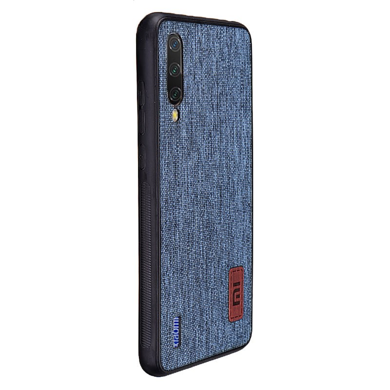 Bakeey Luxury Fabric Splice Soft Silicone Edge Shockproof Protective Case For Xiaomi Mi9 Mi 9 Lite / Xiaomi Mi CC9