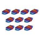 Drillpro 10pcs ZQMX3N11-1E Blue Nano Carbide Insert for Mill Cutter CNC Tool