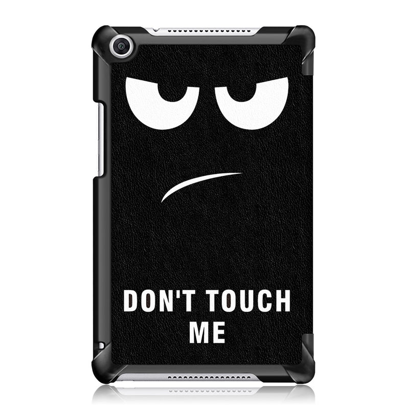 Tri Fold Printing Case Cover for 8 Inch Huawei Honor 5 Tablet Big Eyes