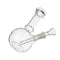 Hot Water Pipe Glass B ong H ookah S moking Pipe Shisha T obacco Bowl B ottle Set
