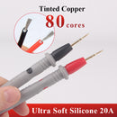 HT3002 Digital Multimeter Probe Test Leads Super Sharp and Fine Gold-plated Copper Needle, High-grade Silica Gel Gatch Line