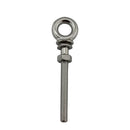 Stainless Steel Marine Grade Lifting Eye Bolts Long Shank Nut & Washer M8x80mm