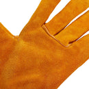 1 Pair PU Leather Gloves Welders Woodburner Stove Log Fire Oven Work Gloves Climbing Hiking Gloves