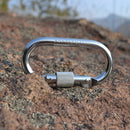 Xinda Alloy Steel O-Shaped Carabiner Buckle For Mountaineering Rock Climbing