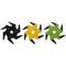 Updated Trimmer Head Green/Black/Yellow 65Mn 6 Teeth Blade Trimmer Head Brush Cutter Blade for Lawnmower