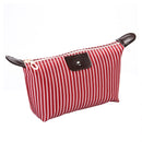 IPRee Striped Dumpling Women Cosmetic Bag Folding Travel Waterproof Makeup Wash Bag Storage Pouch