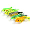 5Pcs/Set 14g 11cm Plastic Soft Dual Hook Frog Lure Artificial Topwater Wobbler Fishing Lure