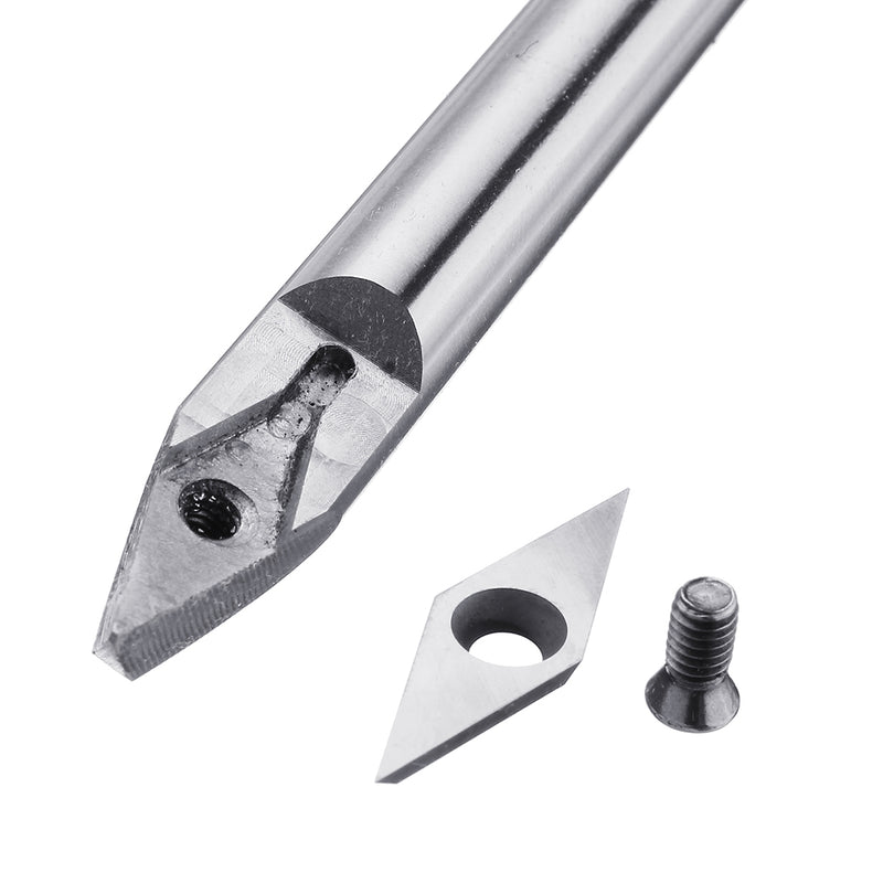 Wood Turning Chisel with 10x28MM Diamond Radius Insert Cutter Woodworking Tool