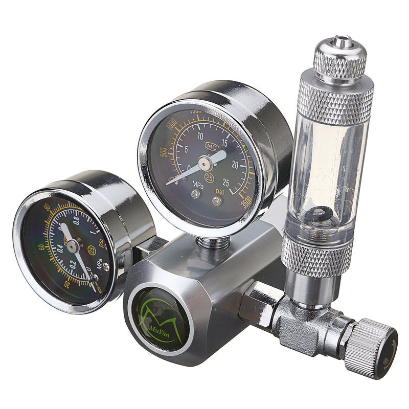 CO2 Regulator Decompression Table 2 Gauge Aquarium Bubble Counter W21.8 Interfac
