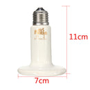 Diameter 75mm Ceramic Emitter Heated Pet Appliances Reptile Heat Lamp LED Bulb 25W/50W/75W/100W/150W/200W AC 220V