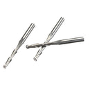 Drillpro 10pcs 1/8 Inch Shank Spiral Ball Nose End Mill 22mm Cutting Length CNC Milling Cutter