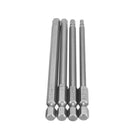Drillpro 16pcs 100mm Screwdriver Bits Set Torx Hex Screwdriver Bit