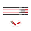 Cleqee P1032 Multimeter Test Cable Probe Injection Molded 4mm Banana Plug Test Line Straight to Curved Test Cable