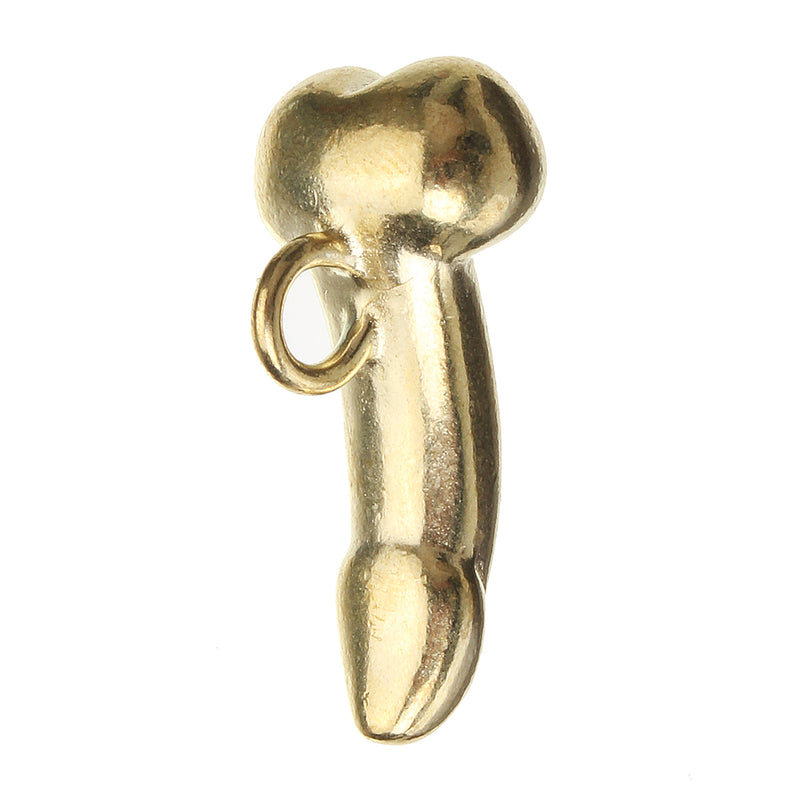 Miniature Brass Reproductive Organs Shaped Keychain Keyring Key Chain Pendant Funny Prank Gift
