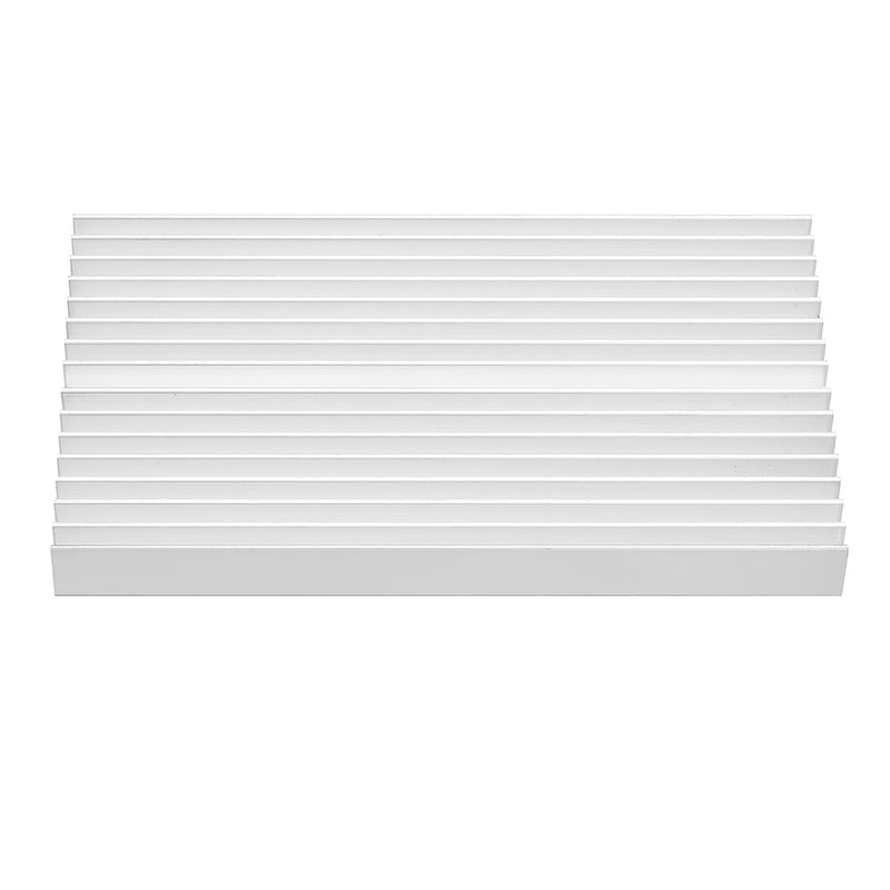 5pcs 100x60x10mm Short Toothed Aluminum Alloy Heat Sink Radiator