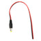 10PCS LUSTREON DC12V Male Power Supply Jack Connector Cable Plug Cord Wire 5.5mm x 2.1mm