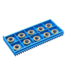 Drillpro 10pcs SRPMW1204MOT-GP CAD Carbide Insert for Turning Tool Holder Lathe Carbide Turning Tools