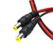 10Pcs Male DC Power Supply Plug Jack Connector Copper Core 5.5x2.5mm Weld-free