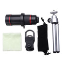 Bakeey 18X Telescope Zoom Camera Lens Phone Clip+Tripod for Smartphone