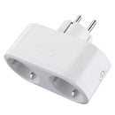 Dual EU Smart WiFi Power Plug Remote Control Switch Socket Outlet by HomeKit Dohome APP Google Assistant Alexa Remote Voice Control