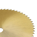 Drillpro 60/80x6x0.6mm 72T TI-coated Mini HSS Circular Saw Blade Rotary Cutter for Metal Woodworking