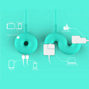 TROZK UZ002 Portable Donut Charge Station AC Power Outlet USB Charger Universal with 2 Outlets