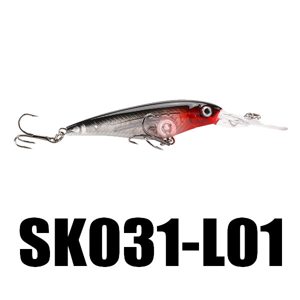 SeaKnight SK031 1PC 5.9g 60mm 1.2M Suspending Minnow Fishing Lure Minnow Hard Bait Hooks
