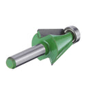 Drillpro 3pcs 8mm Shank 15/22.5/30 Degree Router Bit Chamfer Bevel Edging Woodworking Cutter