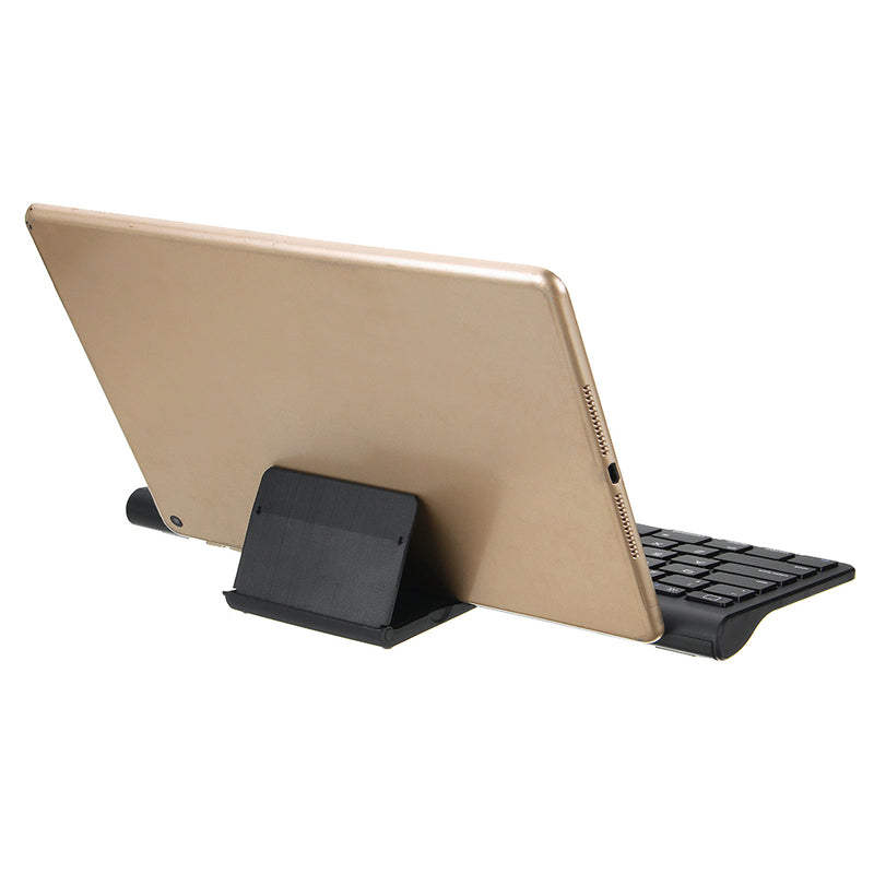 JP139 78 Key Ultra Thin bluetooth Wireless Keyboard with Retracable Tablet Support