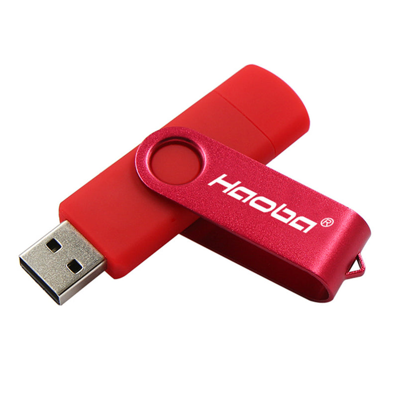 HAOBA 32GB Micro USB OTG USB 3.0 High Speed U Disk Flash Drive for Xiaomi Mobile Phone Tablet PC
