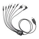 8 In 1 Multiple Radio USB Programming Data Cable Cord for Baofeng Motorola Kenwood