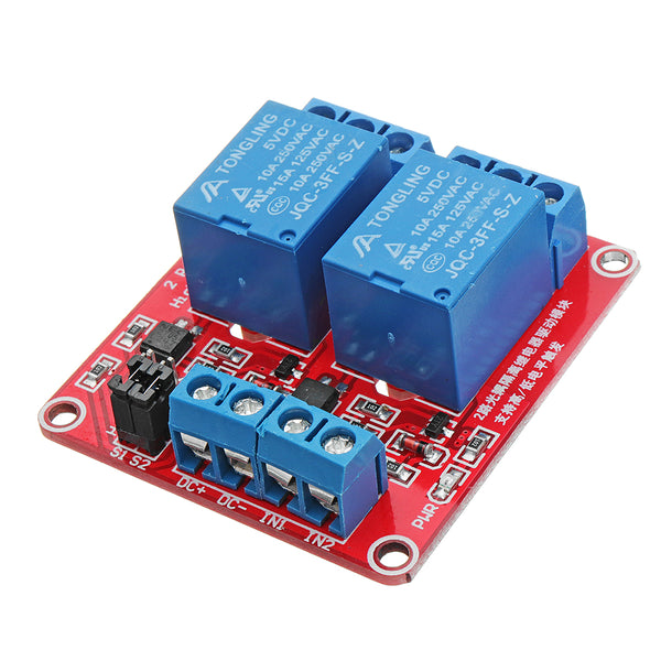 5V 2 Channel Level Trigger Optocoupler Relay Module