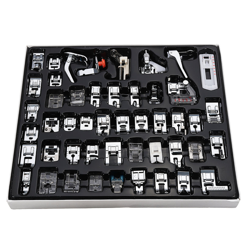 48Pcs Sewing Machine Presser Foot Feet Tool Kit Set Multiple Application