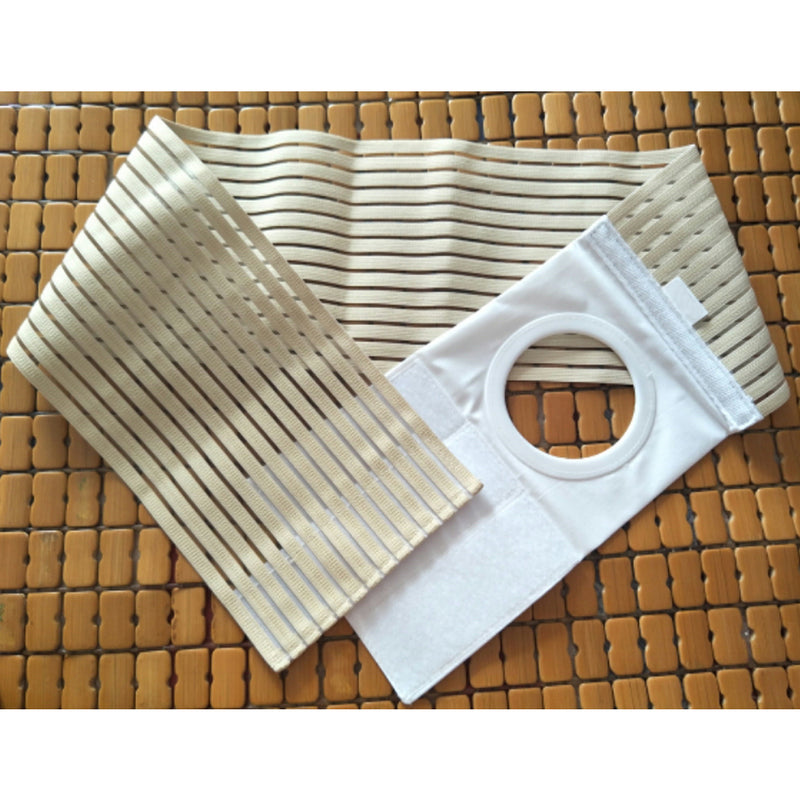 S/M/L/XL Ostomy Abdominal Brace Medical Corset Belt Support Stoma Breathable