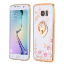 360 Degree Clasp Ring Holder TPU Soft Back Case Cover For Samsung Galaxy S7 G9300