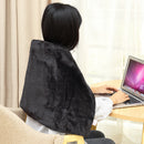 USB Heated Shawl Winter Electric Warming Neck Shoulder Heating Warmer Blanket Pad 45x80CM