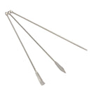 3pcs Stainless 22cm Steel Medicinal Ladle Spoon Chemistry Experiment Pharmacy