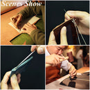 13pcs Wood Handle Leather Craft Tools Kit Leather Hand Sewing Tool Punch Cutter DIY Set