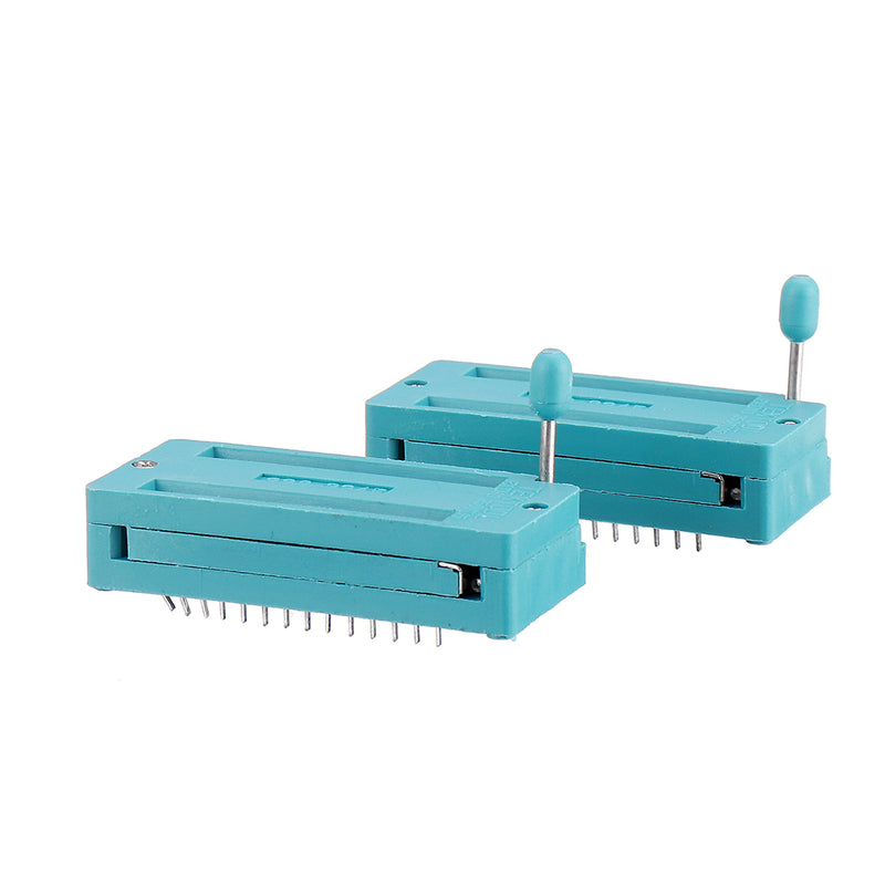 10pcs IC Lock Seat Zif Socket Test Universal zif Sockets 28Pin Wide