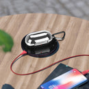 Bakeey Plating Portable Shockproof Silicone Earphone Storage Case with KeyChain for Samsung Galaxy Buds 2019