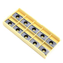 Drillpro 10pcs APKT1604PDFR-MA H01 Carbide Insert for Aluminum