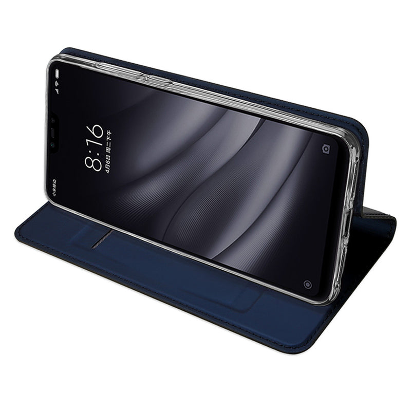 DUX DUCIS Flip Shockproof PU Leather Card Slot Full Body Cover Protective Case for Xiaomi Mi8 Lite Mi 8 Lite