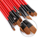 Zhuting B3601 36Pcs Canvas Curtains Multi-function Practical Writing Brush Suit