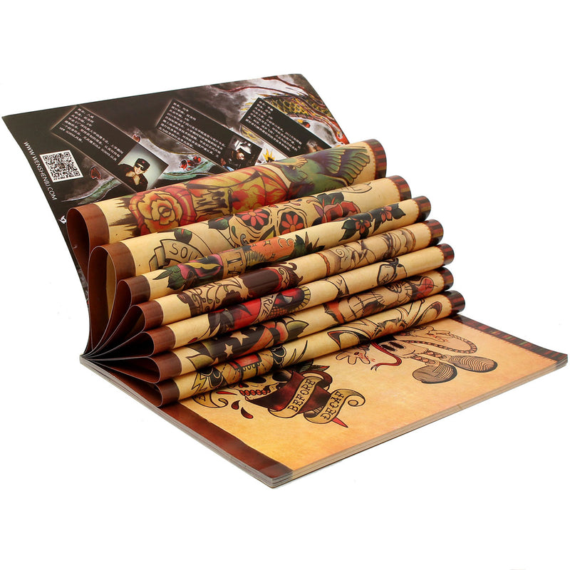 108 Pages Eastern Imprint Paper Book Fine Printed Art Design Tattoo Book